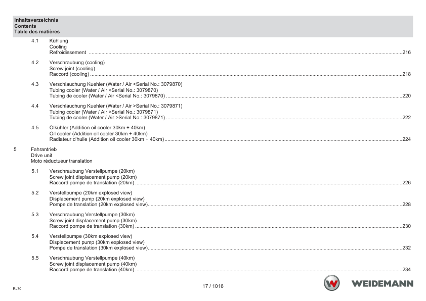 Weidemann 5080 STage V Wheel Loader Parts Catalog v1.0 - Image 14