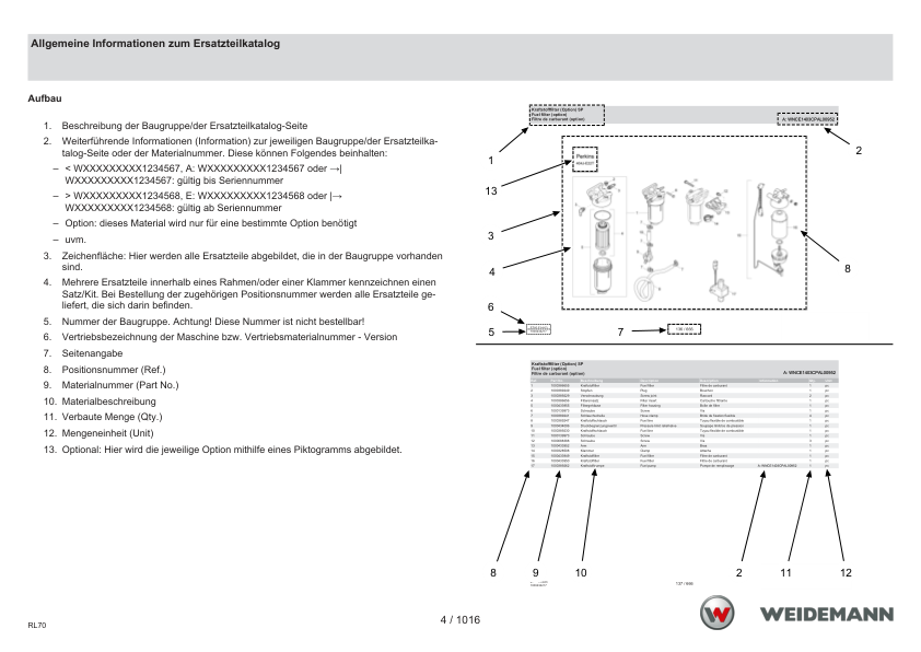 Weidemann 5080 STage V Wheel Loader Parts Catalog v1.0 - Image 8