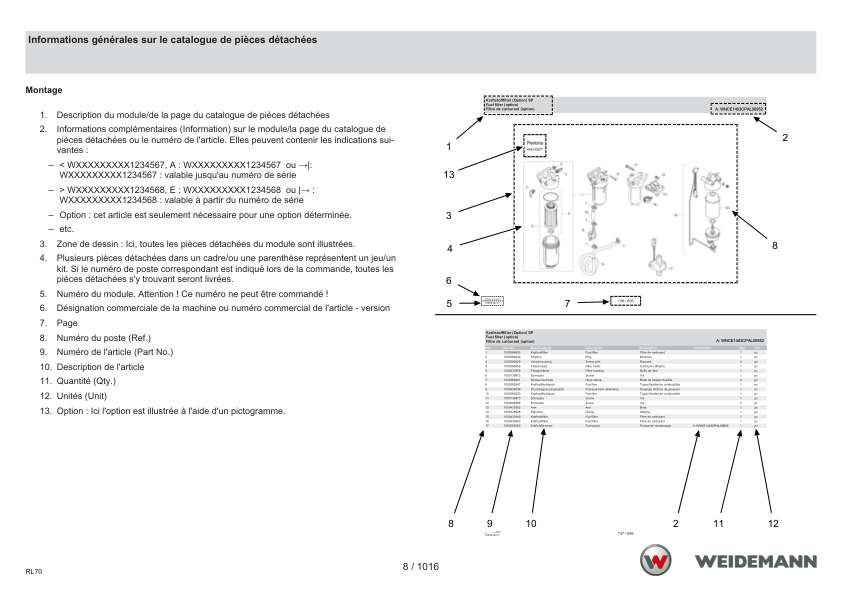Weidemann 5080 STage V Wheel Loader Parts Catalog v1.0 - Image 12