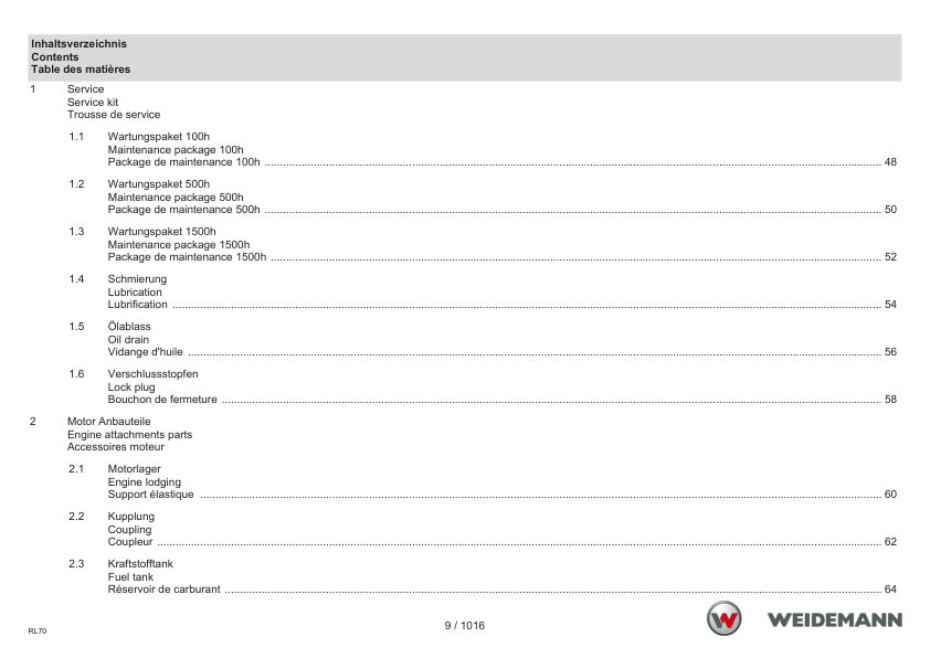 Weidemann 5080 STage V Wheel Loader Parts Catalog v1.0 - Image 13
