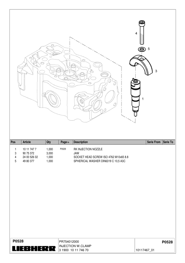 Liebherr PR 754 Litronic Type 990 Crawler Dozer Parts Catalog SN 12000 and UP - Image 16