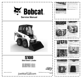 Bobcat S100 Skisteer Service Manual AB64 A8ET B4KH