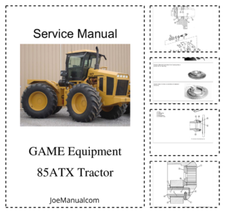GAME Equipment 85ATX Tractor Service Manual