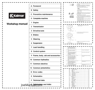 Kalmar DCD 200-300 2006- Forklift Workshop Manual