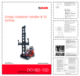 Kalmar DCU80-100 Empty Container Handler Workshop Manual