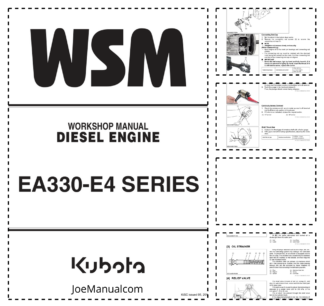 Kubota EA330-E4 Series Diesel Engine Workshop Manual