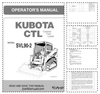 Kubota SVL90-2 Compact Track Loader Operators Manual