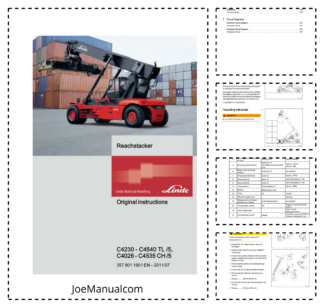 Linde C4230 C4550 TL5 C4026 C4535 CH5 Reachstacker Operations Manual v3578011601 2011.07