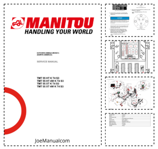 Manitou TMT55 HT K T4 4W XT K S3 Forklift Service Manual 647915EN