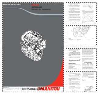 Perkins Manitou 1100 Series Engine Repair Service Manual ES