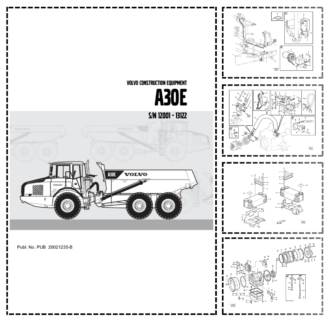 Volvo A30E Articulated Truck Parts Catalog