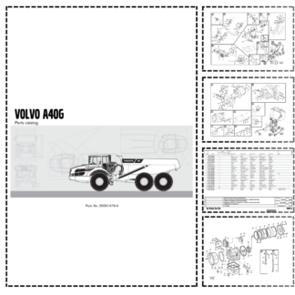 Volvo A40G Articulated Truck Parts Catalog