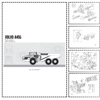 Volvo A45G Articulated Dump Truck Parts Catalog