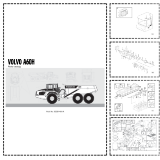 Volvo A60H Artuculated Truck Parts Catalog