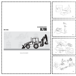 Volvo BL70B Backhoe Loader Parts Catalog