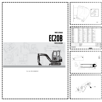 Volvo EC20B Type 272 XT XTV Excavator Parts Catalog