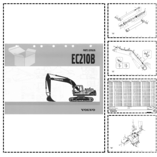 Volvo EC210B Excavator Parts Catalog