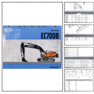 Volvo EC700B Excavator Parts Catalog