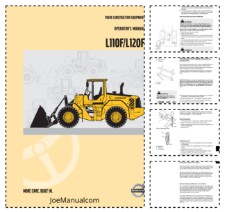 Volvo L110F L120F Wheel Loader Operators Manual