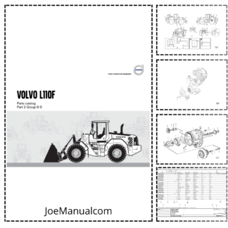Volvo L110F Wheel Loader Parts Catalog
