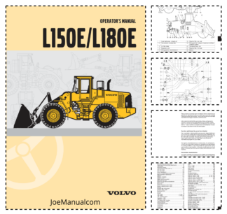 Volvo L150E L180E Wheel Loader Operators Manual