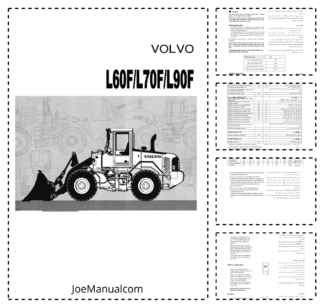 Volvo L60F L70F L90F Wheel Loader Operators Manual AR ENG