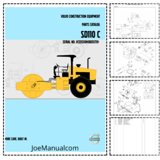 Volvo SD110C Roller Parts Catalog SN VCE0S110H0051710 and UP