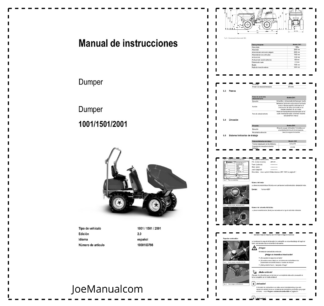 Wacker Neuson 1001 1501 2001 Dumper Operators Manual v2.0 ES