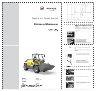 Wacker Neuson 1245 Telehandler Service and Repair Manual v2 FR