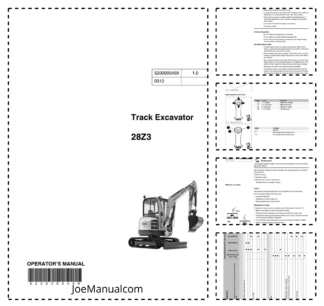Wacker Neuson 28Z3 Excavator Operators Manual v1.0