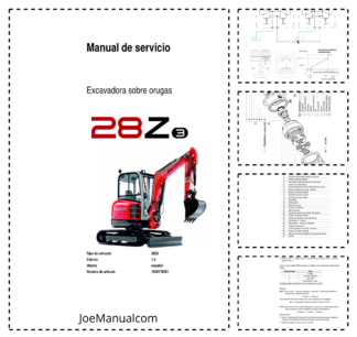 Wacker Neuson 28Z3 Excavator Service Manual v1.0 ES