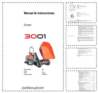 Wacker Neuson 3001 Dumper Operators Manual v2.0 ES