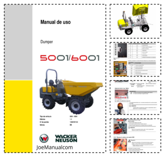 Wacker Neuson 5001 6001 Dumper Operators Manual v1.1 ES