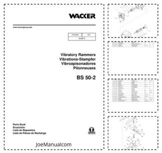 Wacker Neuson BS 50-2 Vibratory Rammers Parts Catalog v106