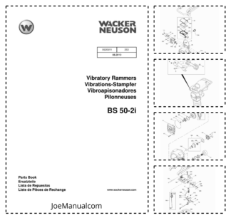 Wacker Neuson BS 50-2i Vibratory Rammers Parts Catalog v253