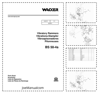 Wacker Neuson BS 50-4s Vibratory Rammers Parts Catalog v111