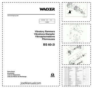 Wacker Neuson BS 60-2i Vibratory Rammers Parts Catalog v105