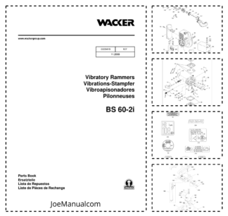 Wacker Neuson BS 60-2i Vibratory Rammers Parts Catalog v107