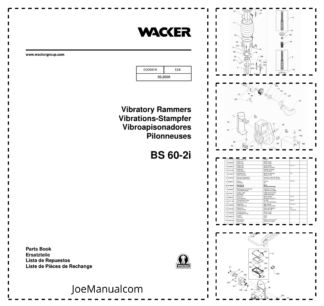 Wacker Neuson BS 60-2i Vibratory Rammers Parts Catalog v124