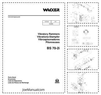 Wacker Neuson BS 70-2i Vibratory Rammers Parts Catalog v109