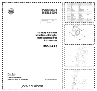 Wacker Neuson BS50-4As Vibratory Rammers Parts Catalog v100
