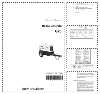 Wacker Neuson G25 Generator Repair Manual v0917