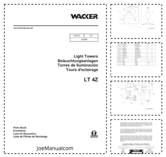 Wacker Neuson LT 4Z Light Towers Parts Catalog v104