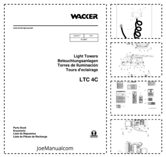 Wacker Neuson LTC 4C Light Towers Parts Catalog v104