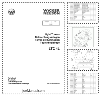 Wacker Neuson LTC 4L Light Towers Parts Catalog v109