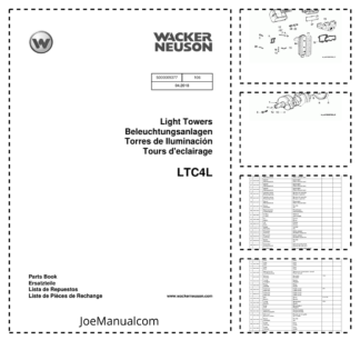 Wacker Neuson LTC4L Light Tower Parts Catalog v106
