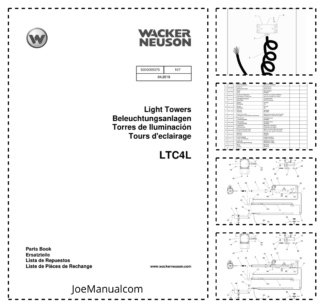 Wacker Neuson LTC4L Light Tower Parts Catalog v107