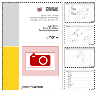 Wacker Neuson LTG14 Light Tower Parts Catalog