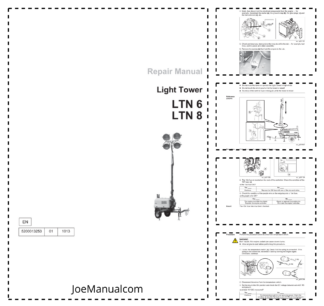 Wacker Neuson LTN 6 LTN 8 Light Tower Repair Manual v01