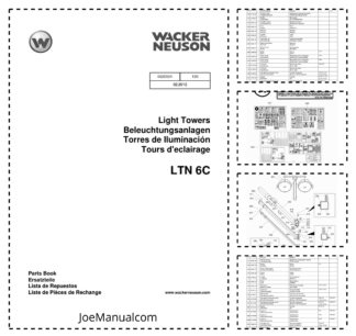 Wacker Neuson LTN 6C Light Towers Parts Catalog v130